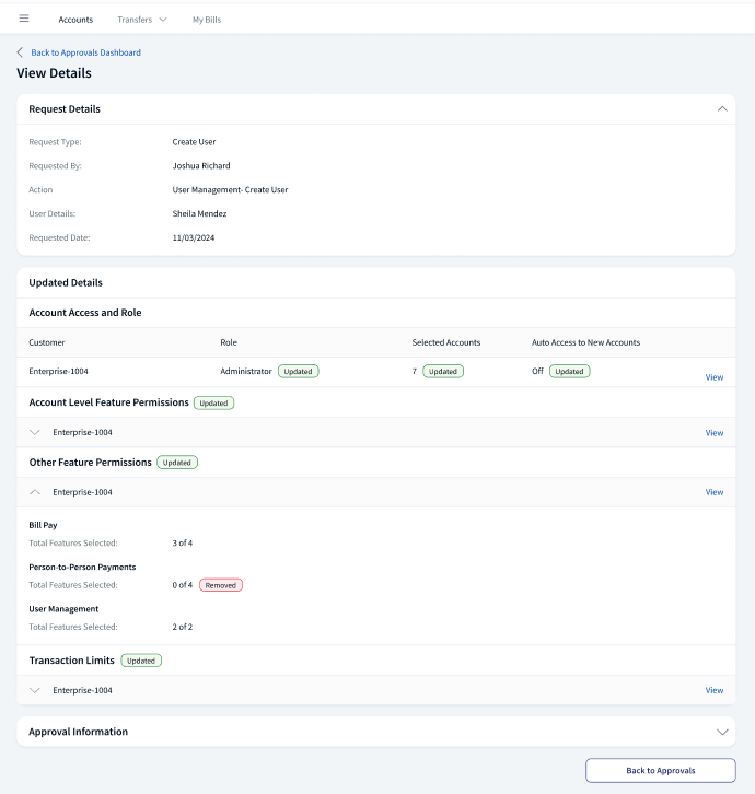 Customer Removal History details